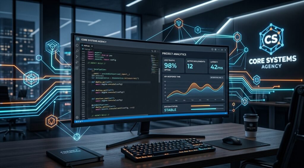 Software Development Agency delivering custom web development and digital solutions