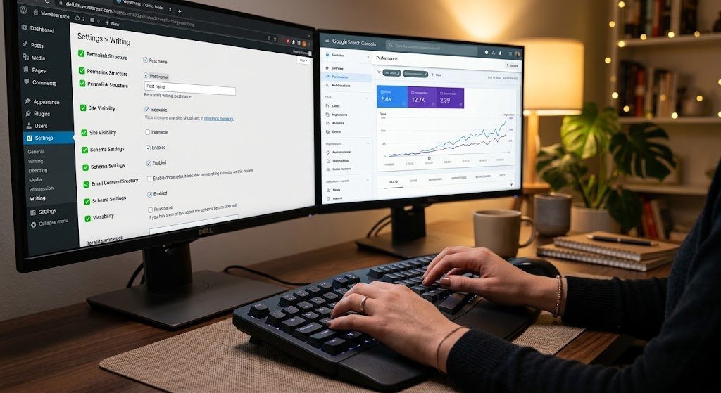 WordPress SEO Optimization Guide Rank Math Dashboard Setup